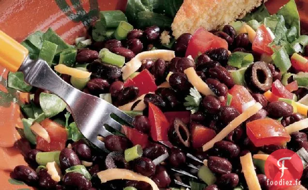 Salade de Tacos aux Haricots Noirs