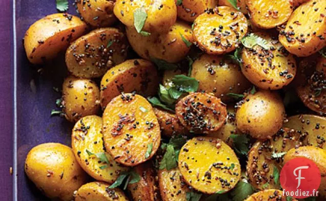 Pommes de Terre Indiennes aux Graines de Moutarde Noire et Jaune