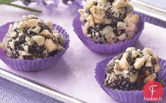 Truffes Chocolat Noir -Noisettes