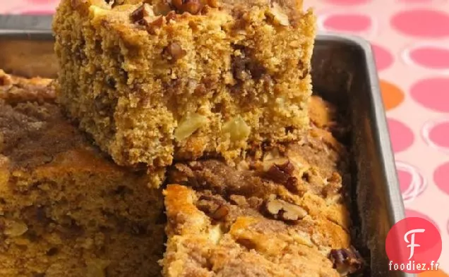 Gâteau au Café aux Pommes et aux Pacanes