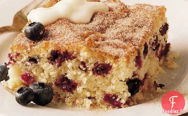 Gâteau Brunch aux Myrtilles