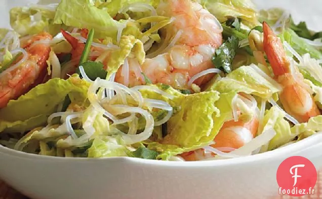 Salade de Crevettes et Nouilles Asiatiques