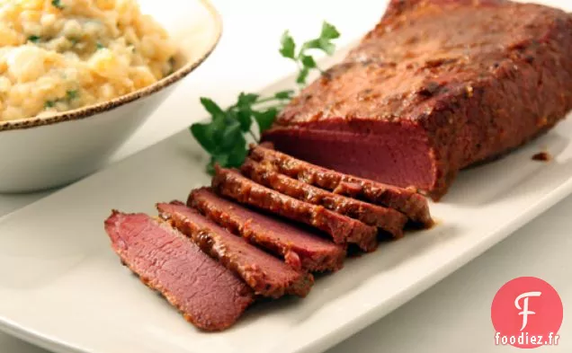 Corned-Beef Glacé à la Moutarde Chipotle