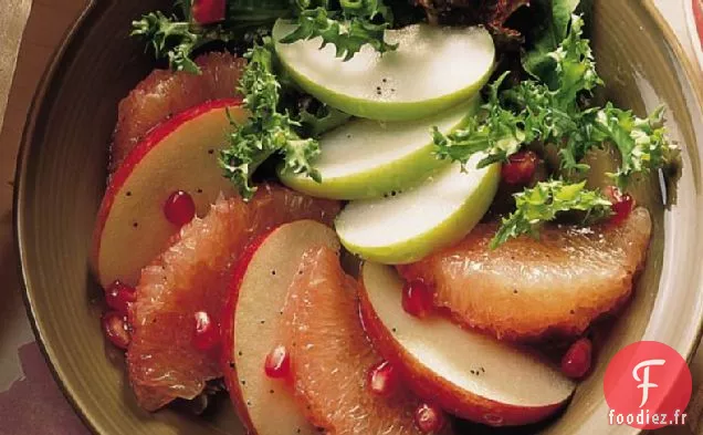 Salade Pomme-Pamplemousse