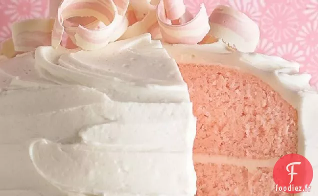 Gâteau de Fête Aux Amandes Roses