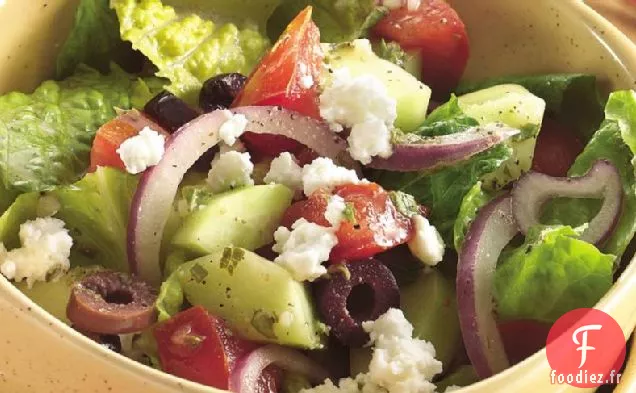 Salade Grecque Fraîche du Jardin Sans Gluten
