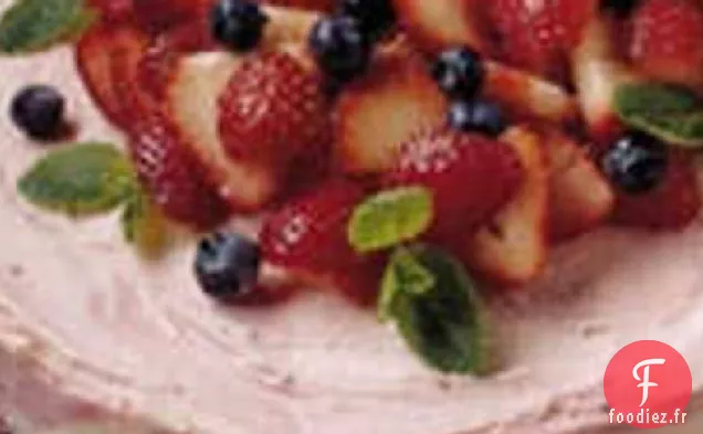 Dessert au Yogourt Marbré Givré