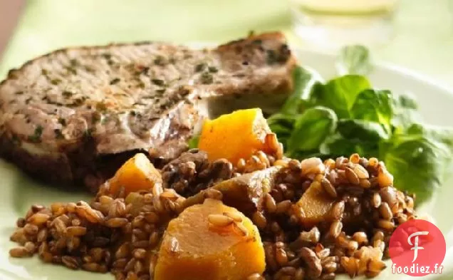 Baies de Seigle à la Courge musquée