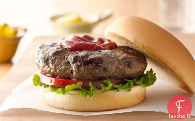 Hamburgers à la Viande et aux Légumes