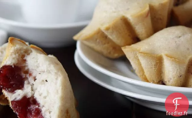 Muffins à la Sauce aux Canneberges