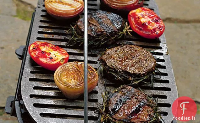Steaks Badigeonnés au Balsamique