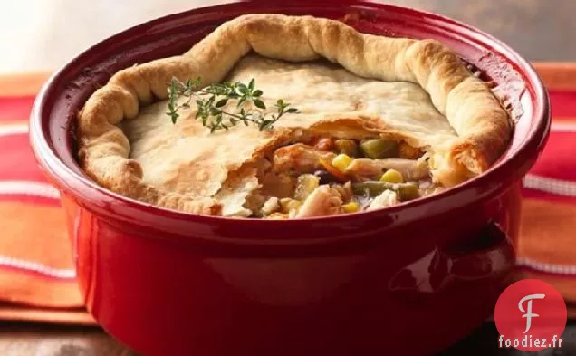 Tarte au Poulet aux Légumes du Jardin