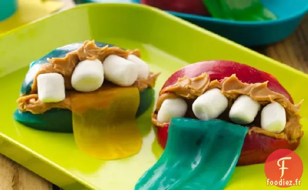 Collations à la Bouche de Monstre d'Halloween