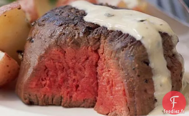 Filet de Bœuf à la Crème Moutarde et Estragon