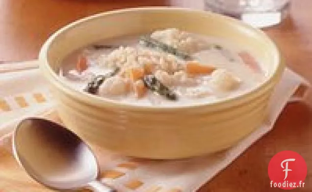 Soupe de Légumes Au Fromage Facile