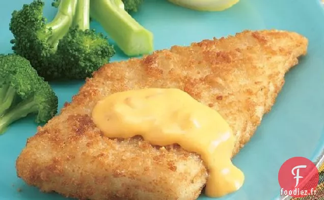 Filets de Poisson Panés à la Sauce Nacho