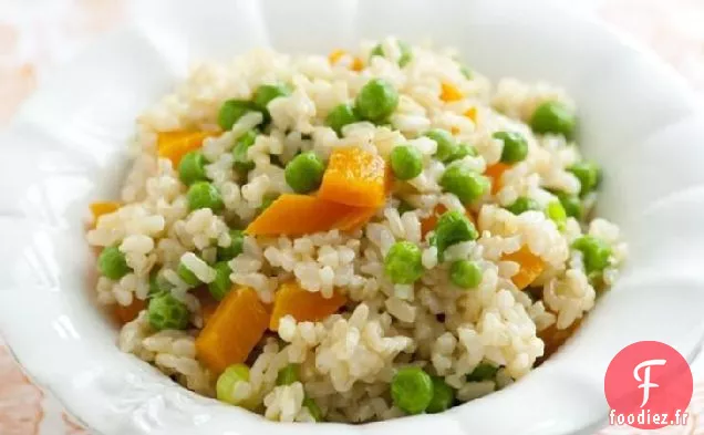Riz Beurré aux Petits Pois