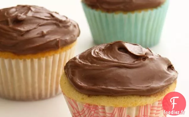 Cupcakes Glacés Au Chocolat Maigre