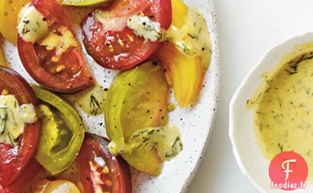 Tomates Anciennes Marinées à la Moutarde et à l'aneth