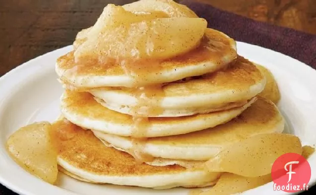 Crêpes au Babeurre Garnies de Poires