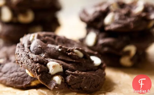 Biscuits au Fudge aux Pépites De Chocolat Blanc