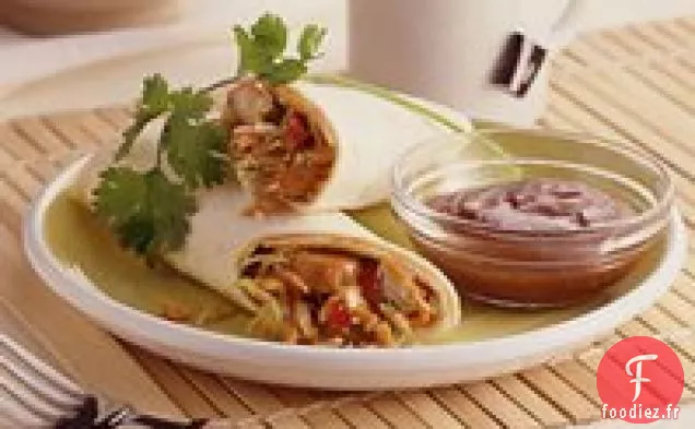 Wraps de Poulet Thaïlandais