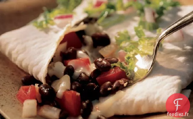 Nouveaux Burritos Mexicains aux Haricots Noirs