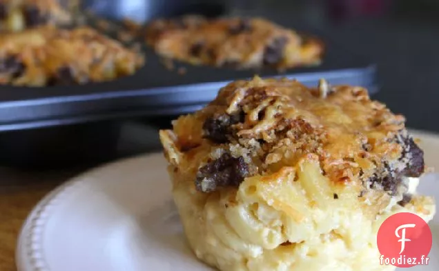 Muffins Italiens au Macaroni au Fromage