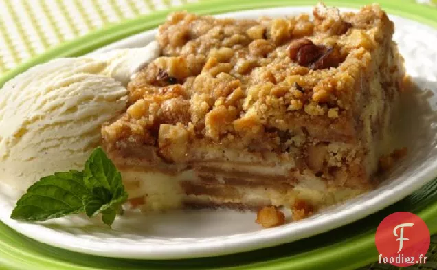 Carrés De Dessert aux Pommes Français Incroyablement Faciles