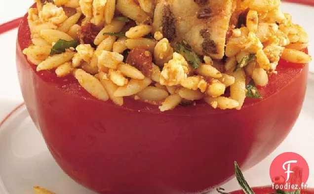 Pâtes au Pesto de Tomates, Feta et Poulet