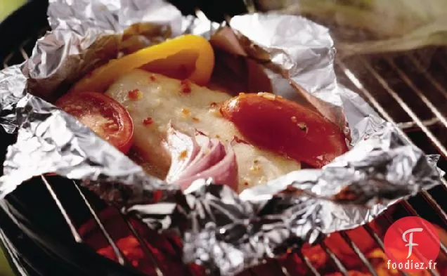 Paquets de Papier D'Aluminium de Poulet Italien Grillé