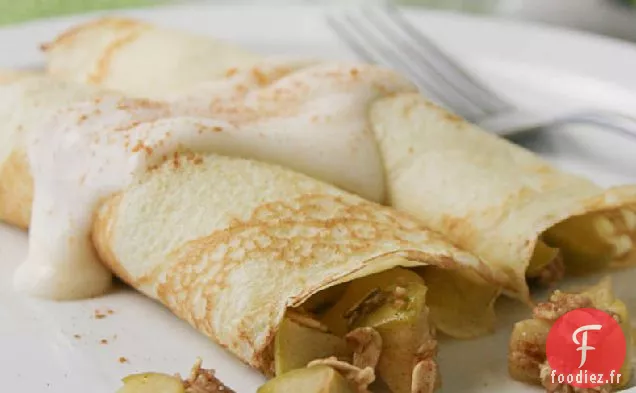 Crêpes Croustillantes aux Pommes