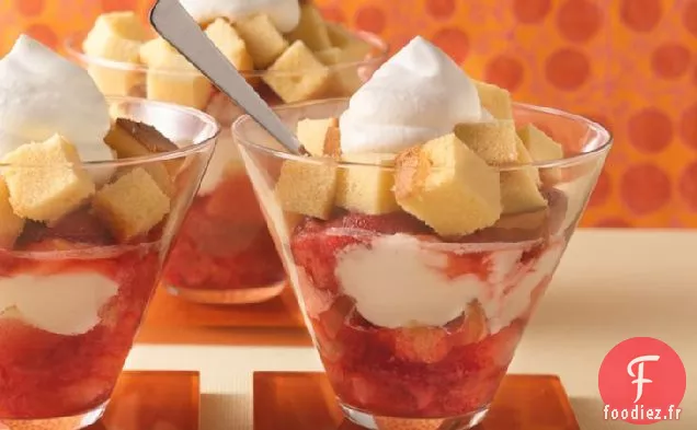 Sauce Parfaite aux Fraises Fraîches et à la Rhubarbe