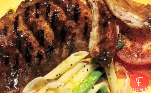 Recette de Côtes Levées au dos de bébé Avec Glaçage Au Miel Et à la moutarde