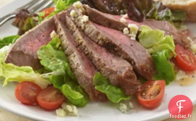 Salade De Steak De Boeuf Glacé À La Moutarde Pour Deux