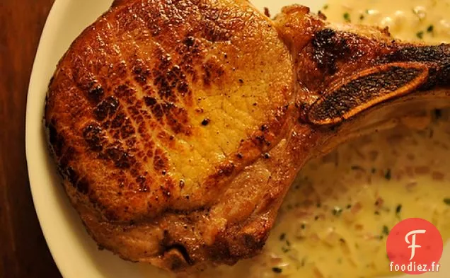 Porc Saumuré Au Cidre Au Calvados, Moutarde Et Thym