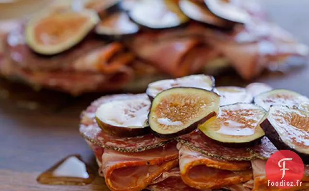 Sandwich aux Figues à Face Ouverte