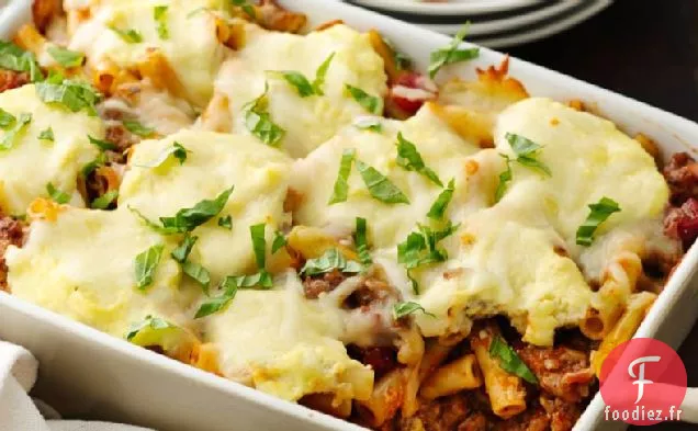 Casserole de Ziti Cuite au Four