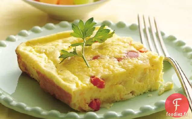 Omelette au Fromage Cuite au Four