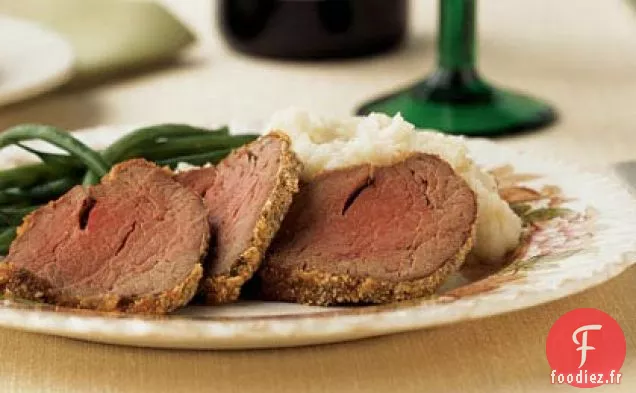 Filet de Bœuf En Croûte de Raifort et Moutarde