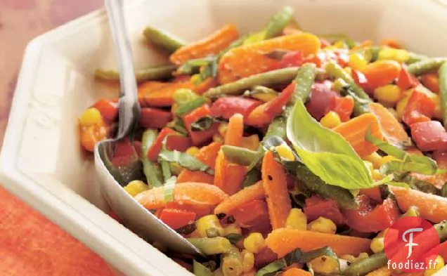 Légumes rôtis au Basilic (Taille de foule)