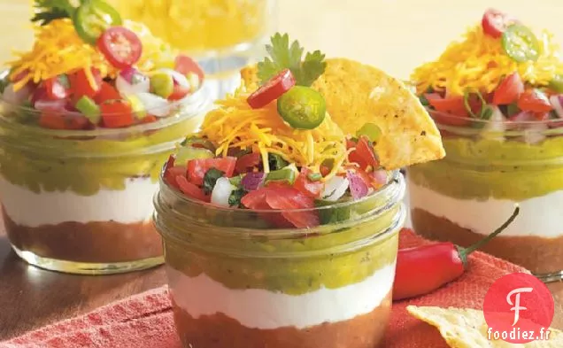 Trempette à Tacos dans un bocal