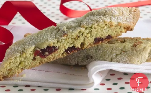 Biscotti aux Canneberges et Pistaches