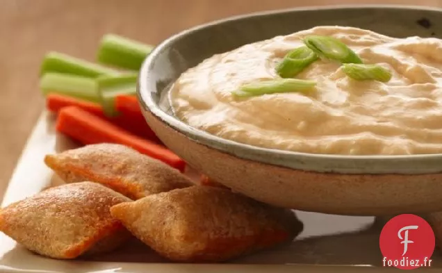 Trempette au Fromage de Bufflonne et Rouleaux de Pizza