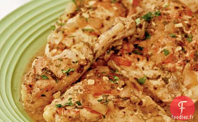 Fricassée de Poulet à la Moutarde de Dijon