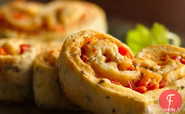 Coeurs d'Apéritif Fourrés au Poivron Rouge