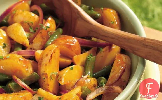 Salade de Pommes De Terre Grillées - Haricots Verts