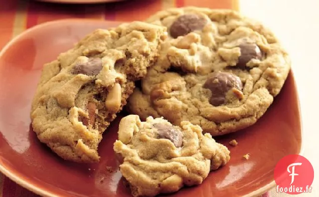 Biscuits aux Barres Chocolatées Cacahuètes