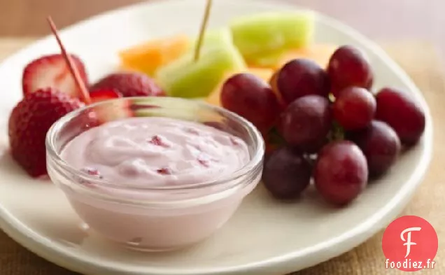 Trempette aux Fruits à la Guimauve aux Fraises