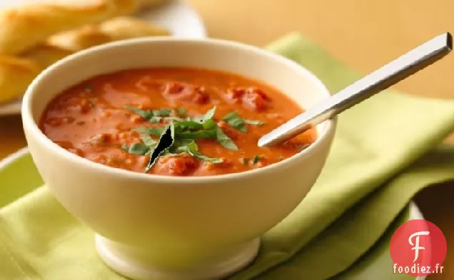 Soupe à la Tomate et au Basilic
